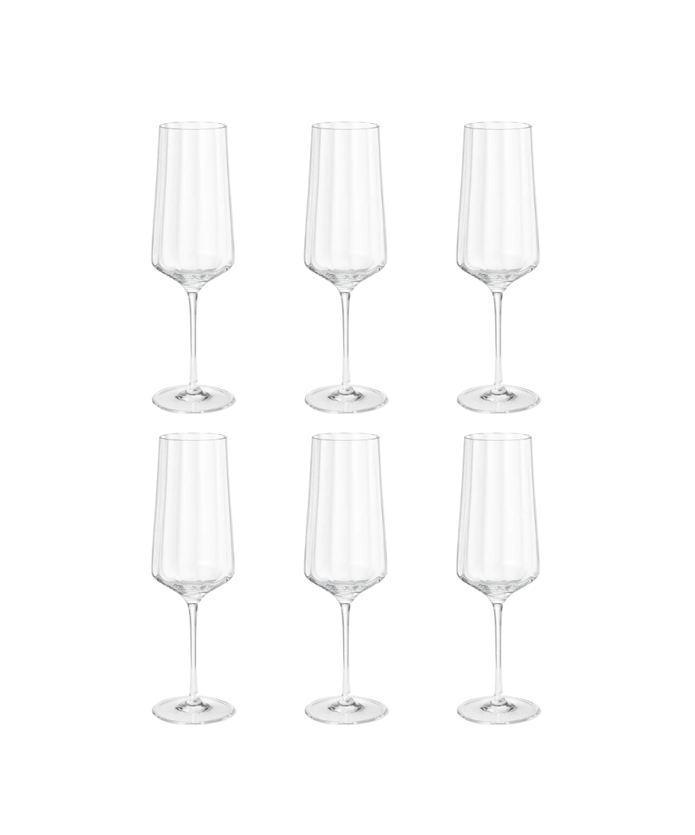 Bernadotte champagneglas, 27 cl. - 6 stk.